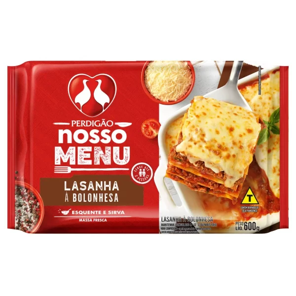 LASANHA BOLONHESA PERDIGAO CX.6X600GR. REF-828