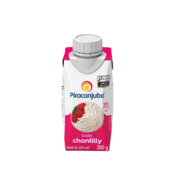 CREME CHANTILLY PIRACANJUBA CX.24X200GR. REF-1726